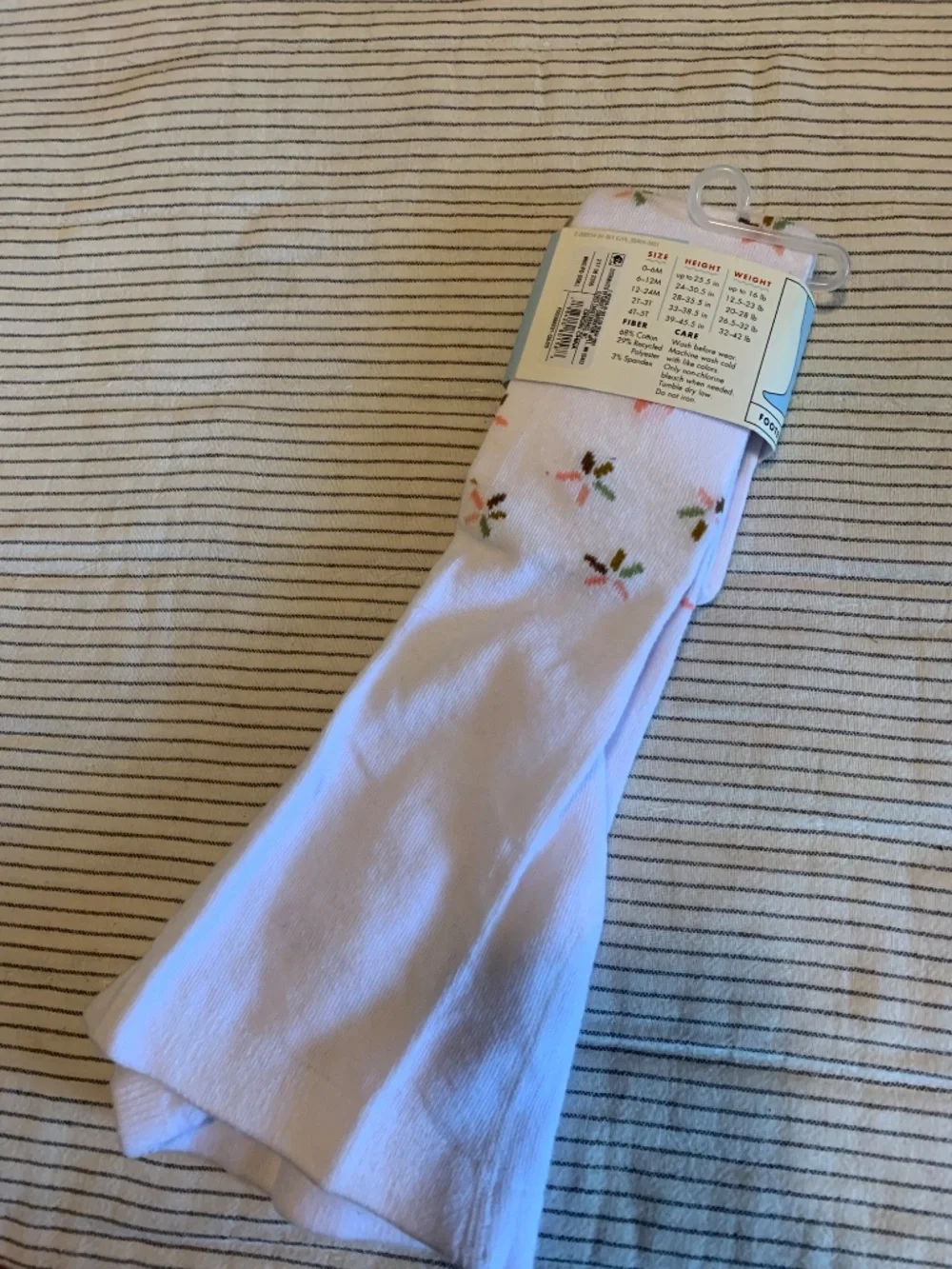 NWT Cat + Jack Fashion Tights 2T-3T